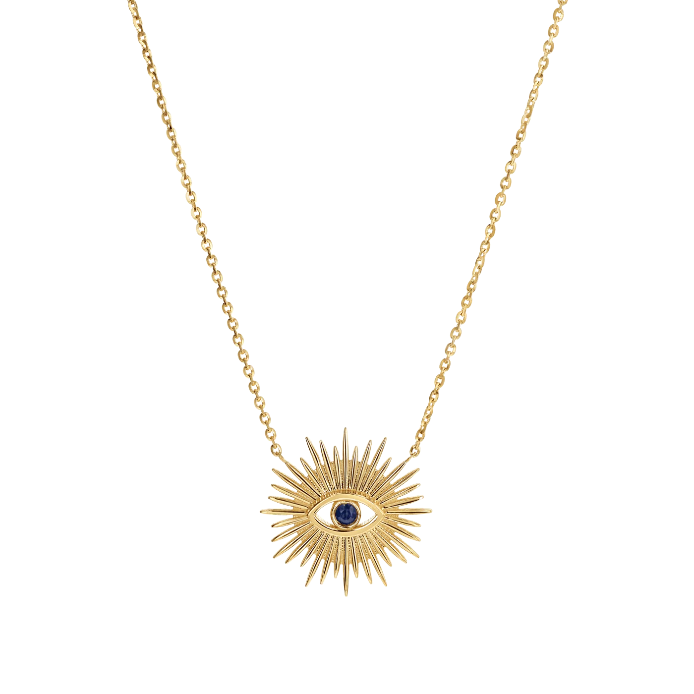 Sunburst Evil Eye Necklace - Chakra Lounge