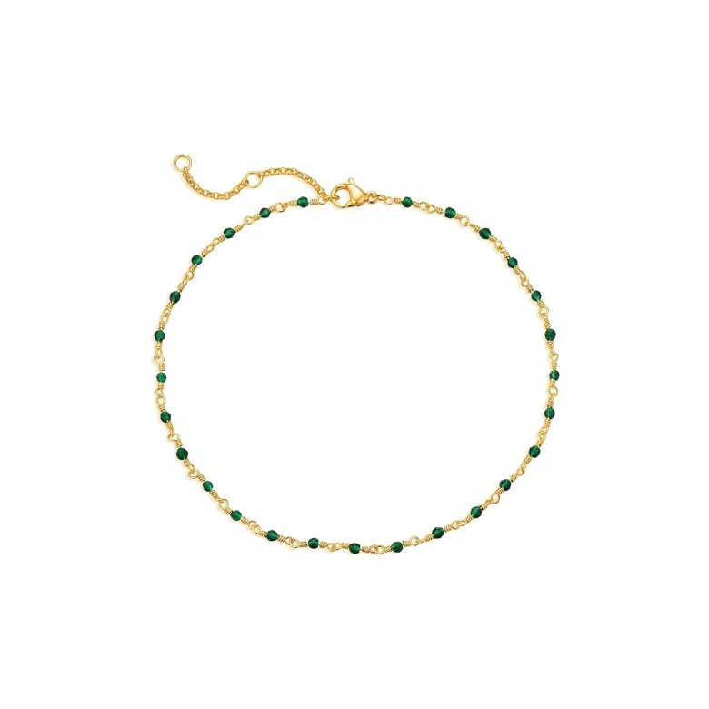 14K Gold Plated Dainty Anklet