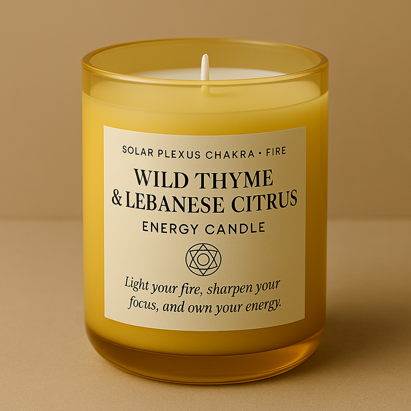 Wild Thyme & Lebanese Citrus Energy Candle