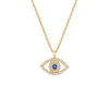 Evil Eye Sapphire And Diamond Pendant - Chakra Lounge
