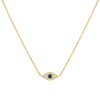 Pave Diamond Evil Eye Necklace - Chakra Lounge