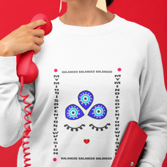 Third Eye Balanced Evil Eye Sweatshirt