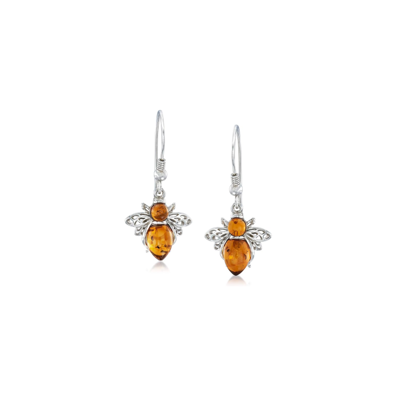 Bumblebee Earrings Sterling Silver