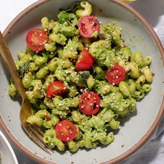 Vegan Avocado Pesto Pasta