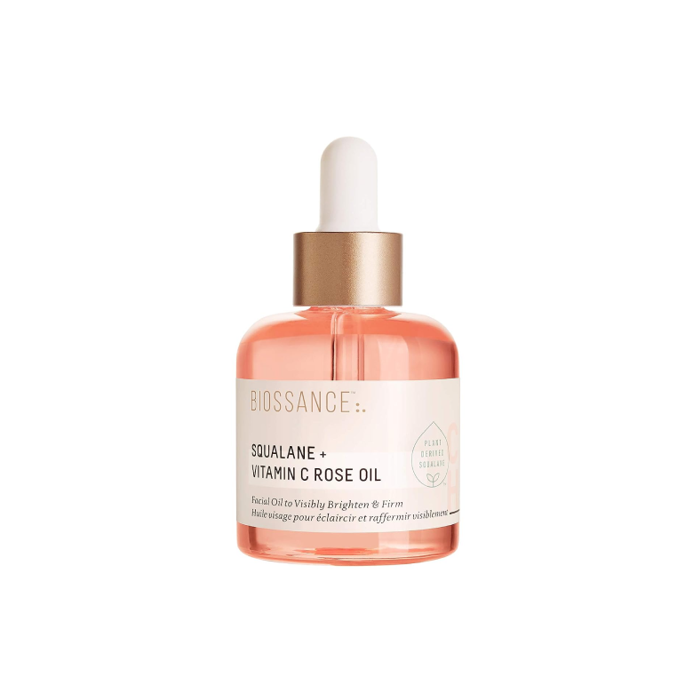 Biossance Squalane + Vitamin C Rose Facial Oil