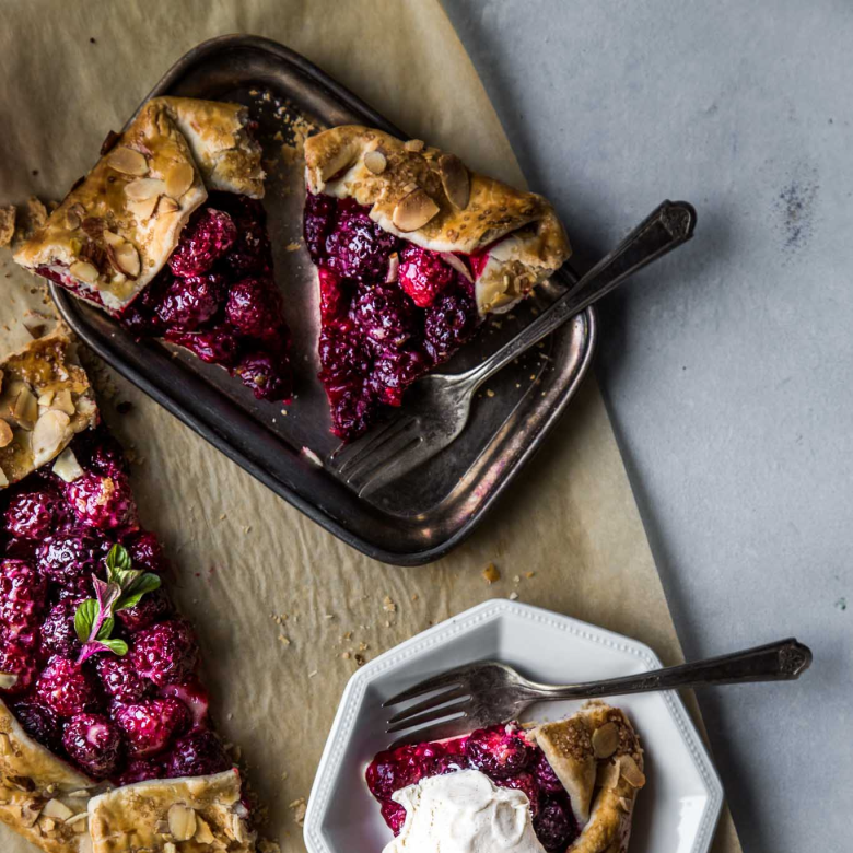 Easy Blackberry Galette