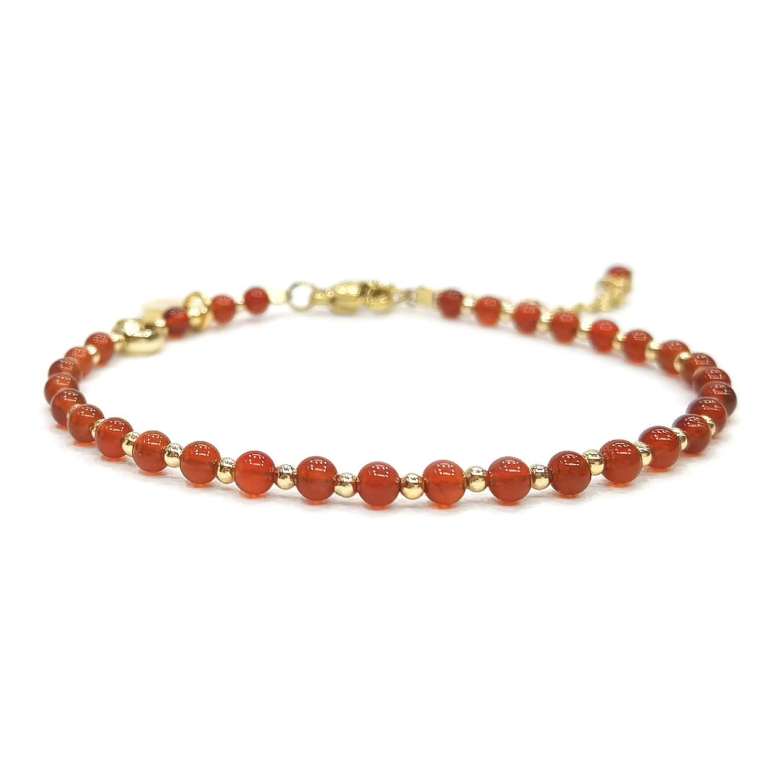 Red Carnelian Adjustable Bracelet