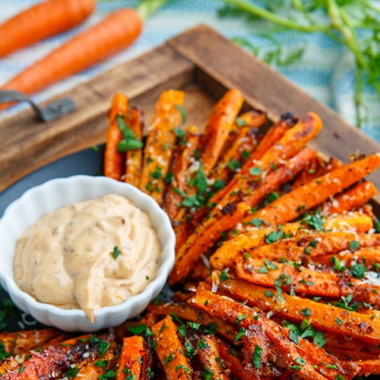 Parmesan Roasted Carrot Fries