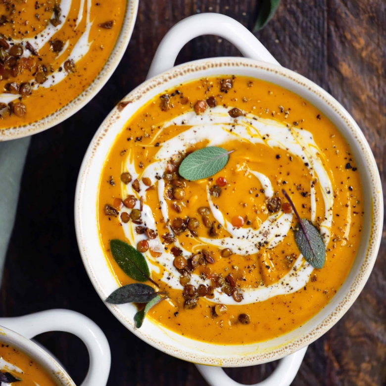 Creamy Curried Root Vegetable Soup