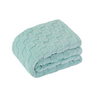 Cyan Fleece Throw Blanket 50"×60"