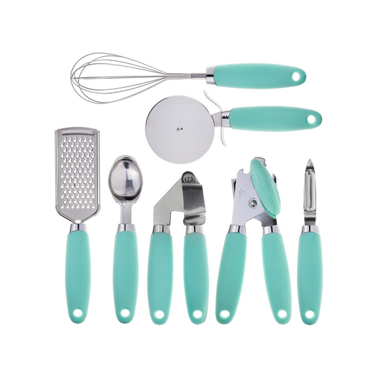 Stainless Steel Utensils with Soft Touch Handles