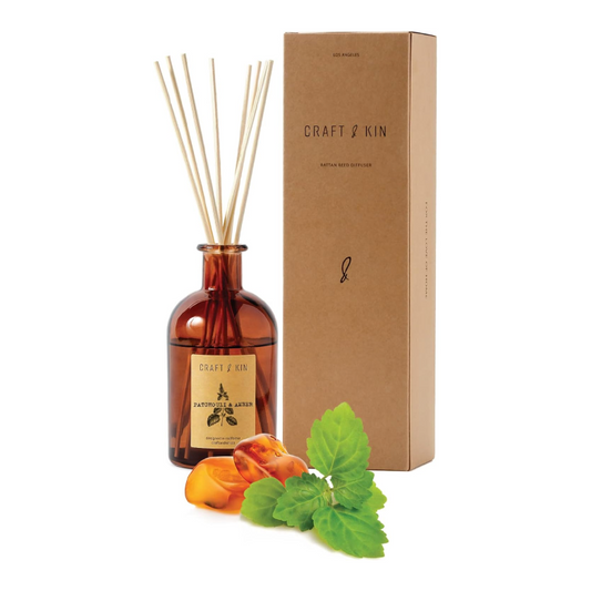 Reed Diffuser Set Patchouli & Amber