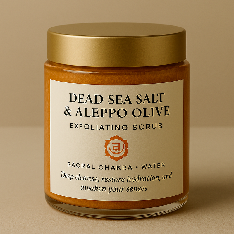 Dead Sea Salt & Aleppo olive oil Exfoliating Scrub