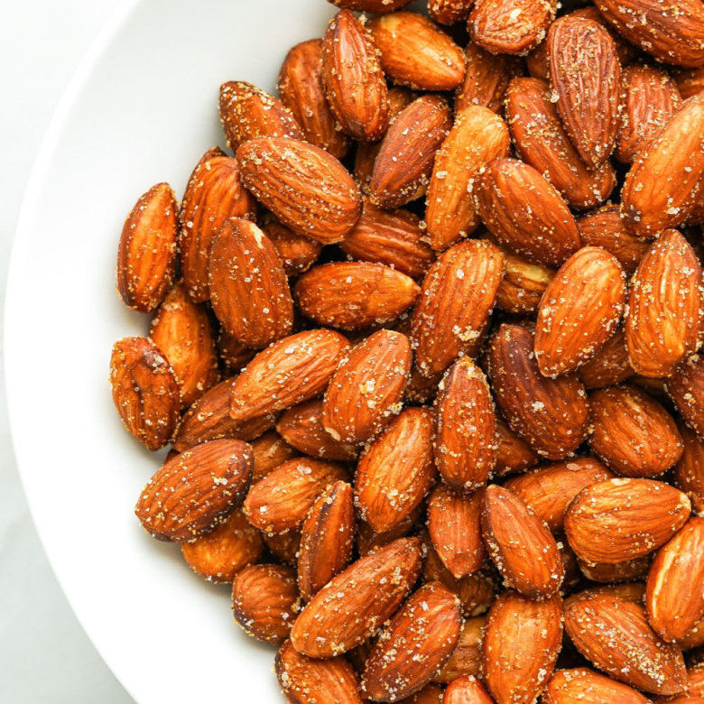 Garlic Roasted Almonds