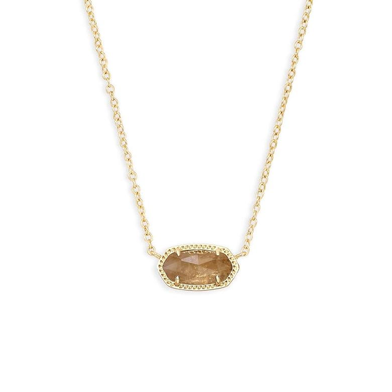 Gold Orange Citrine Quartz 14K Gold