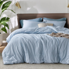 Light Blue Queen Comforter Set