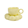 Ceramic Coffee Mug with Saucer Set