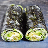 Nori Roll with Cucumber and Avocado