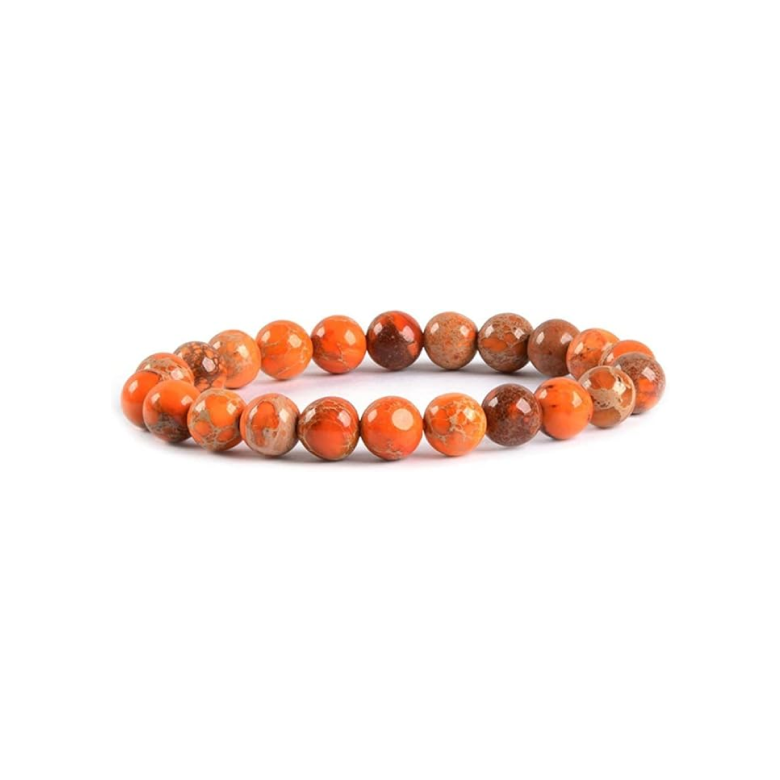 Orange Sea Gemstone Bracelet