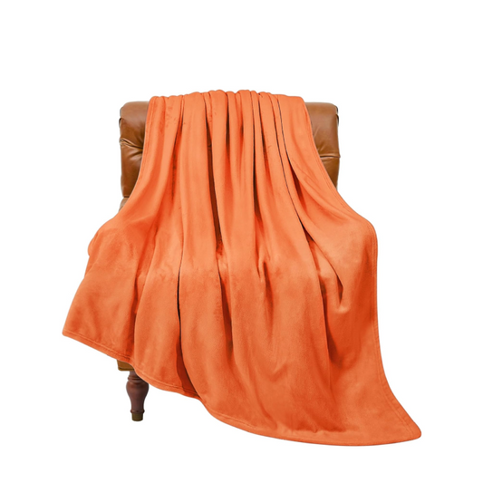 Orange Throw Blanket