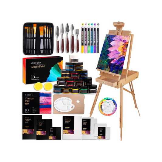 French Easel Acrylic Painting Set