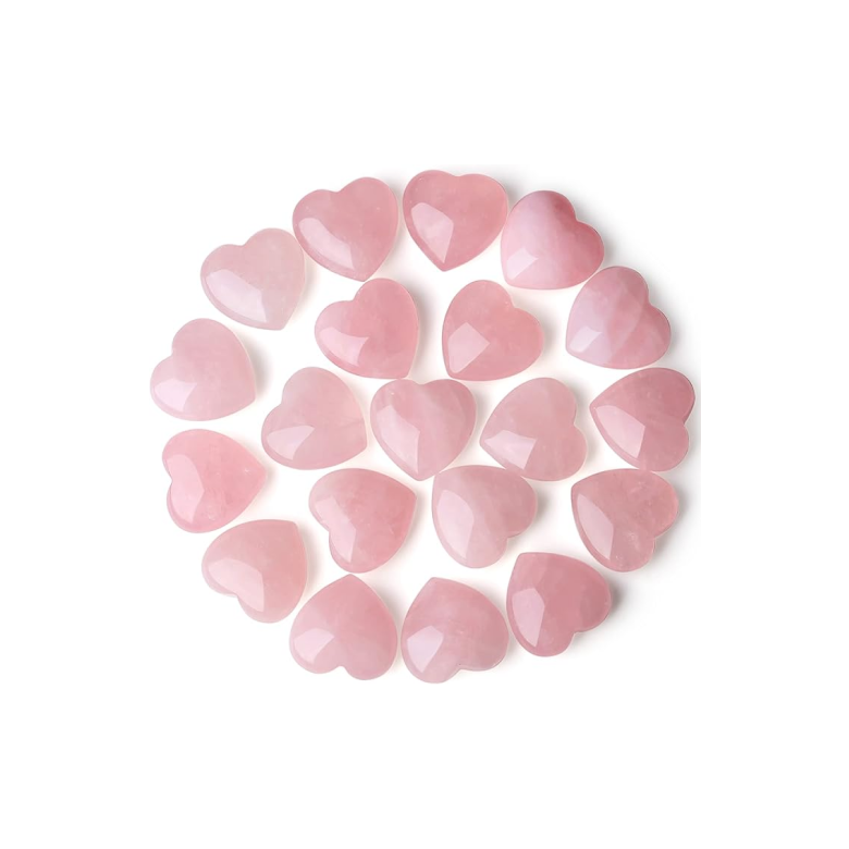 Heart Rose Quartz Gemstones