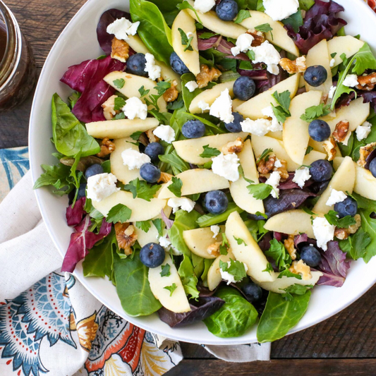 Blueberry Apple Walnut Salad