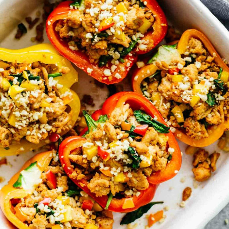 Stuffed Peppers - Chakra Lounge