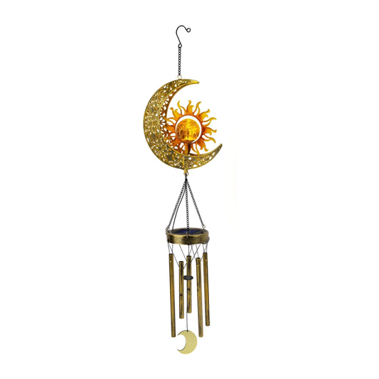 Sun Moon Solar Wind Chimes