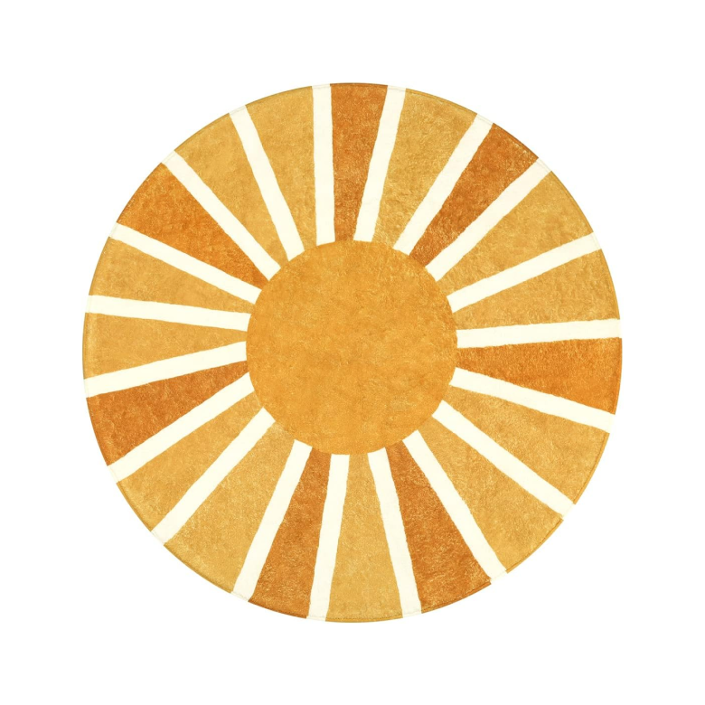 Round Boho Sun Rug