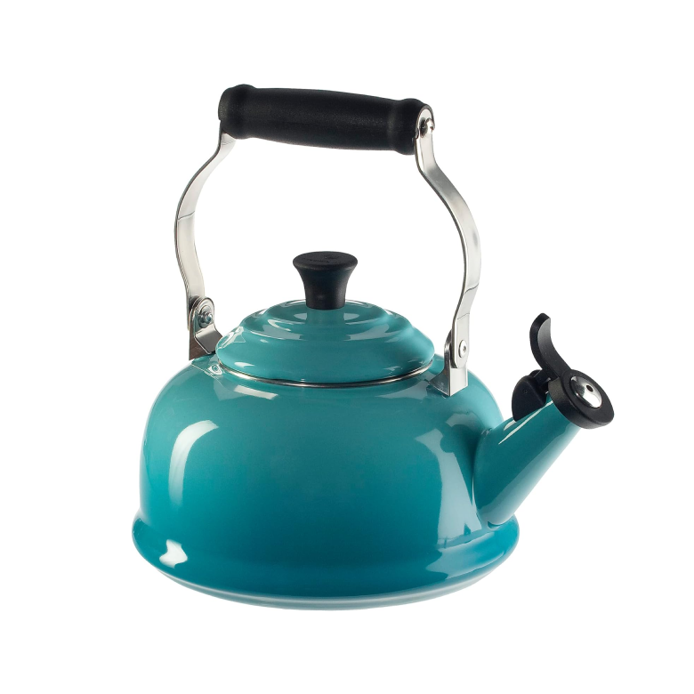 Le Creuset Enamel On Steel Whistling Tea Kettle, 1.7 qt.