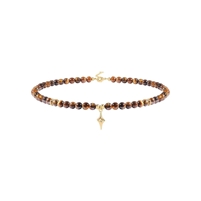 Tiger Eye Choker Necklace