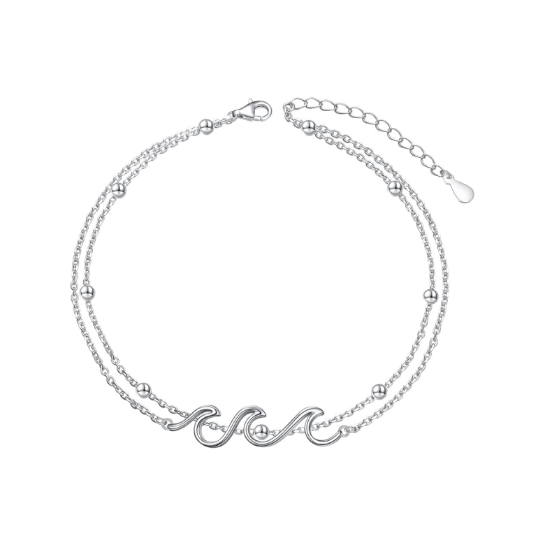 Wave Anklet S925 Sterling Silver