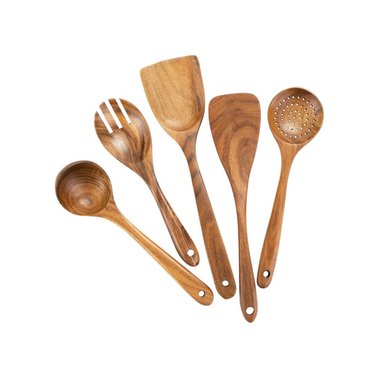 Wooden Cookware Kitchen Utensils Set